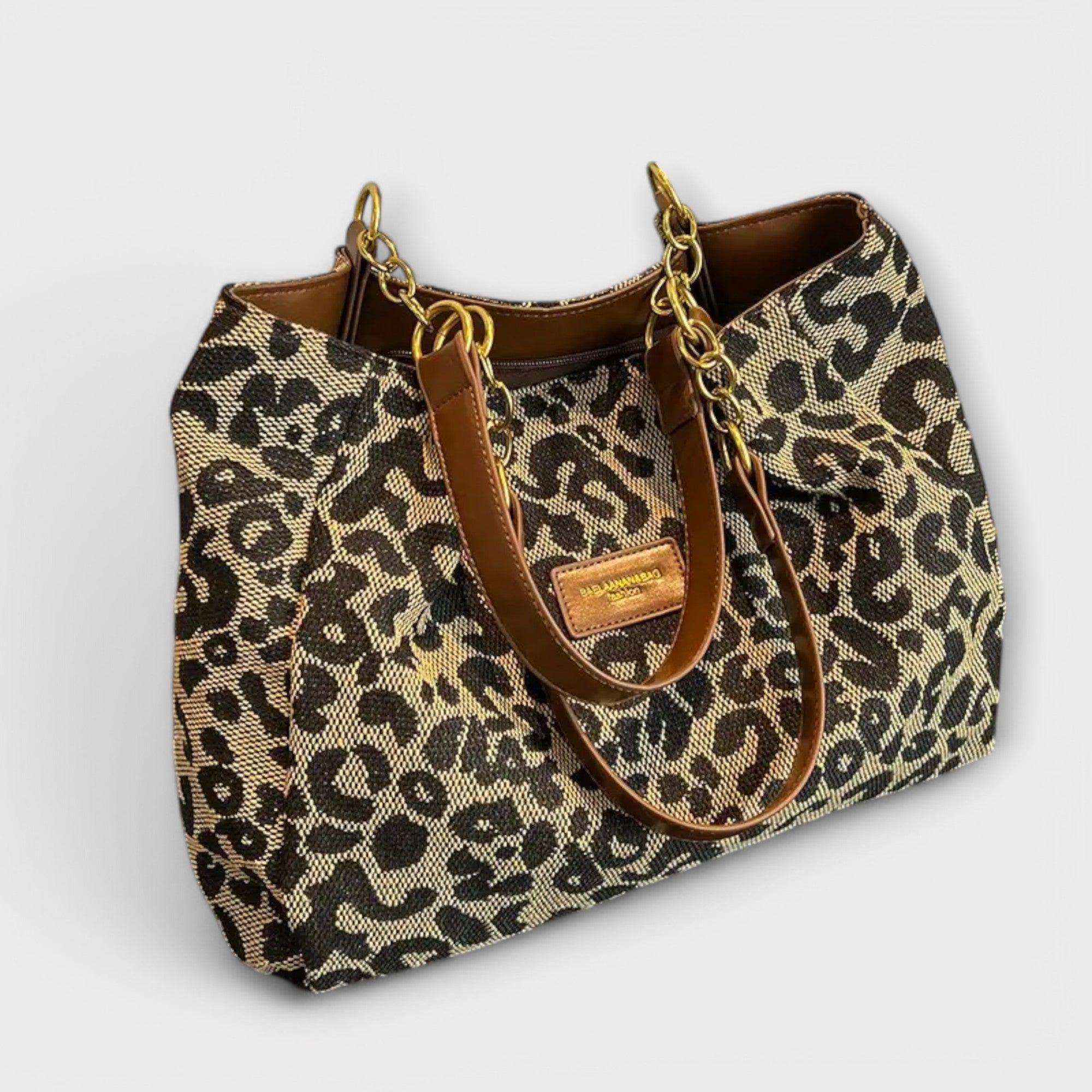 Aurellia. - Leopard Canvas Tote