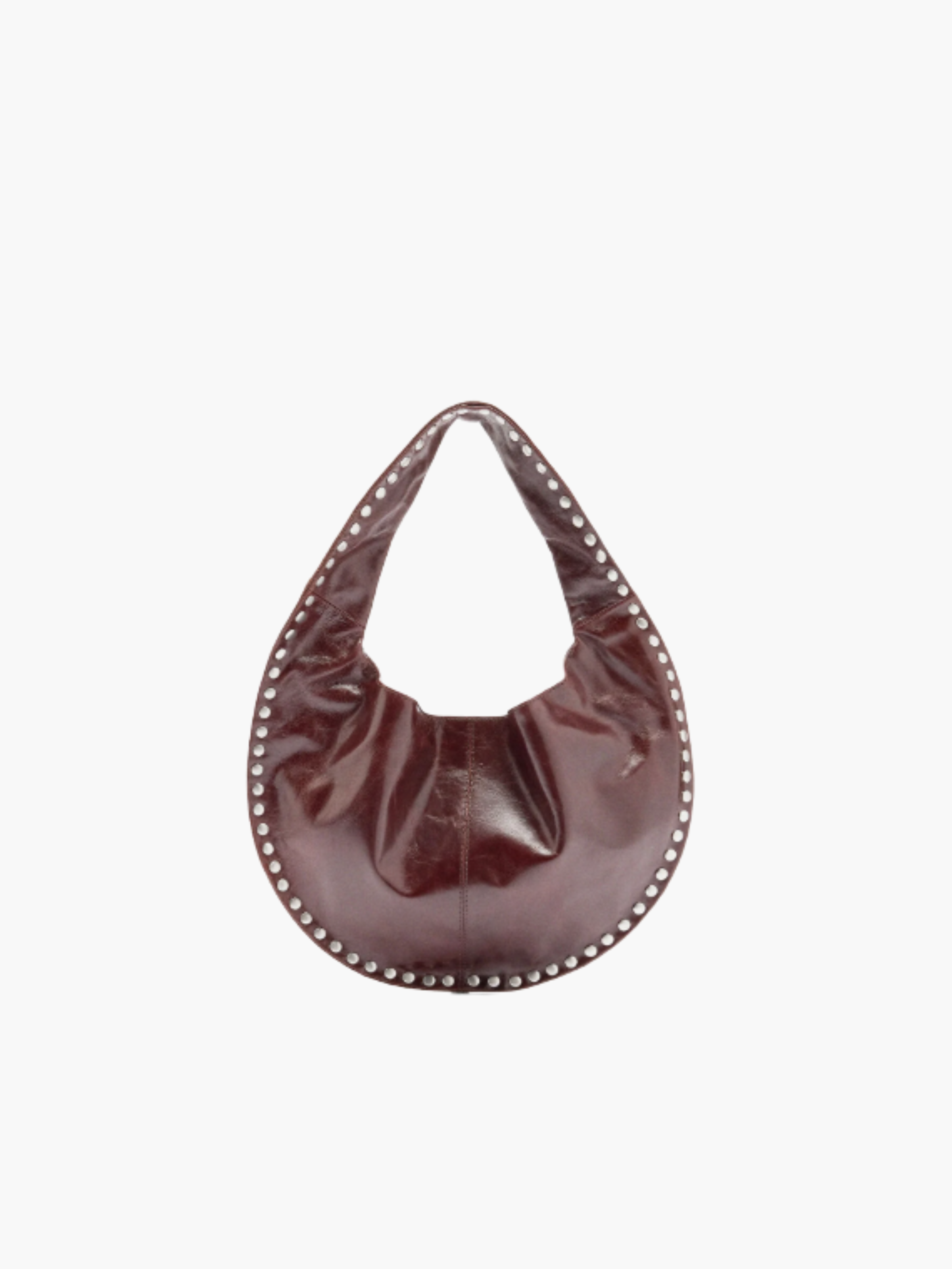 Ember Studded Leather Hobo Bag