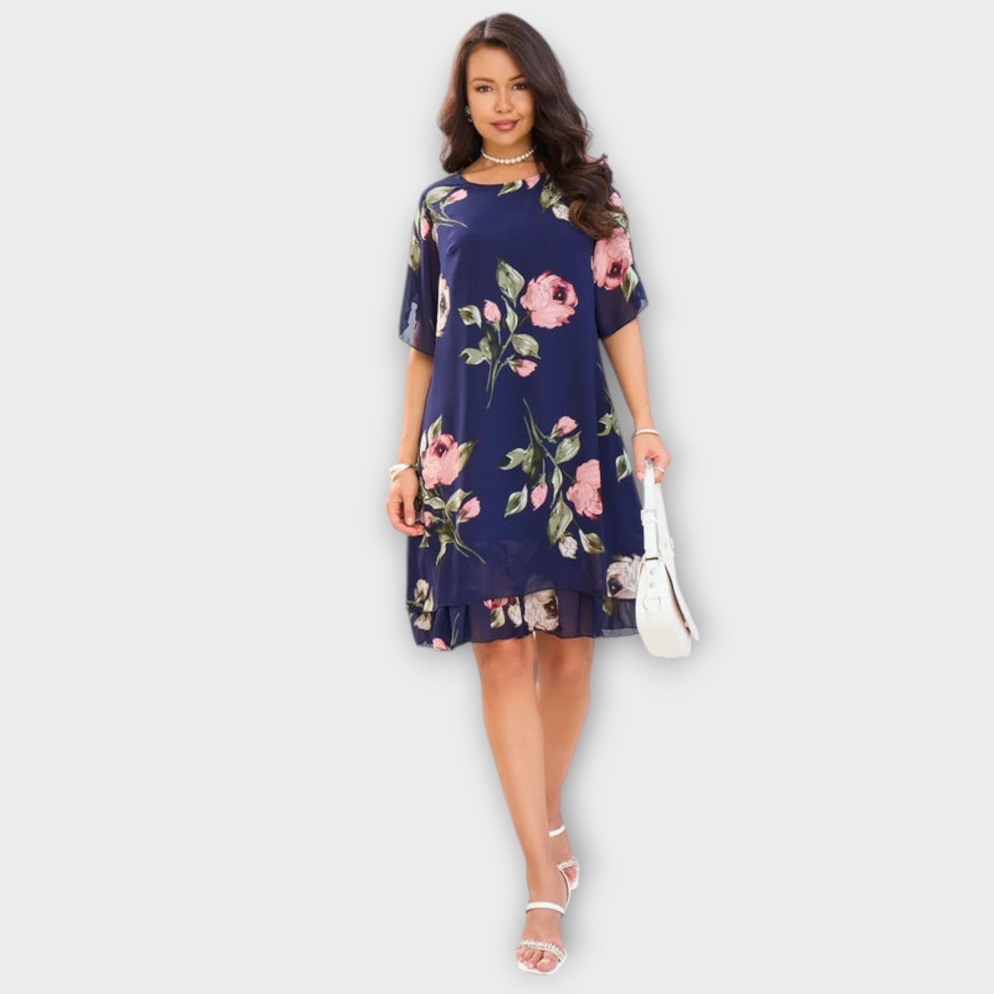 Melin - Elegant Chiffon Dress