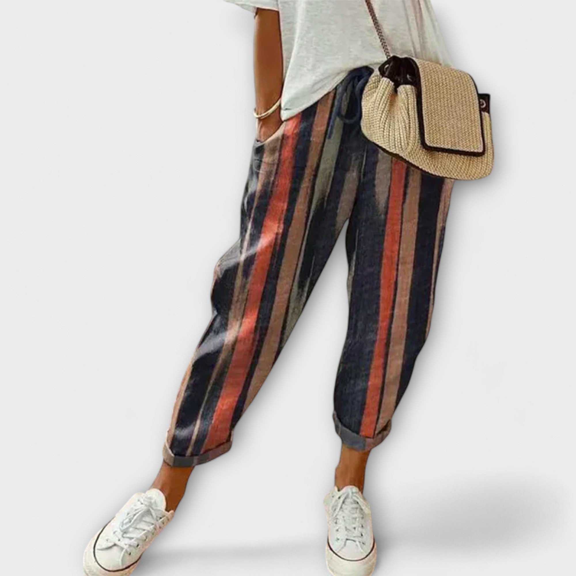 Burga - Cozy Cotton-Linen Pants