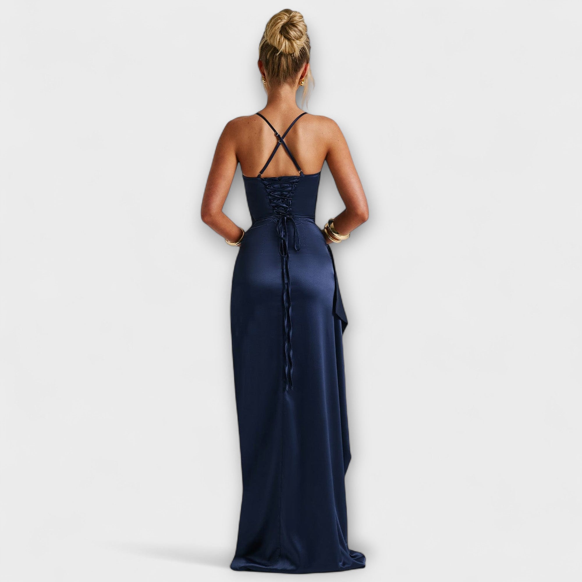 Krissi - Marine Blue Maxi Dress