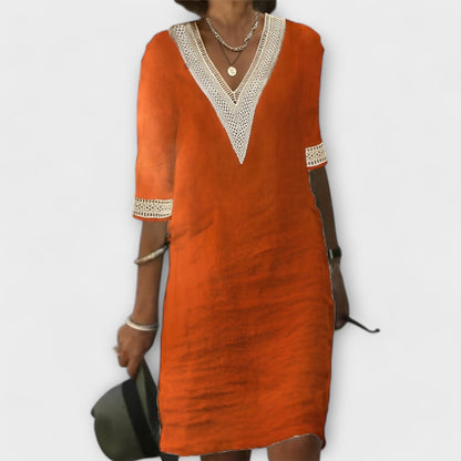 Women's Cotton and Linen Dress