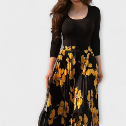 Violette - Pleated Skirt and Top Ensemble