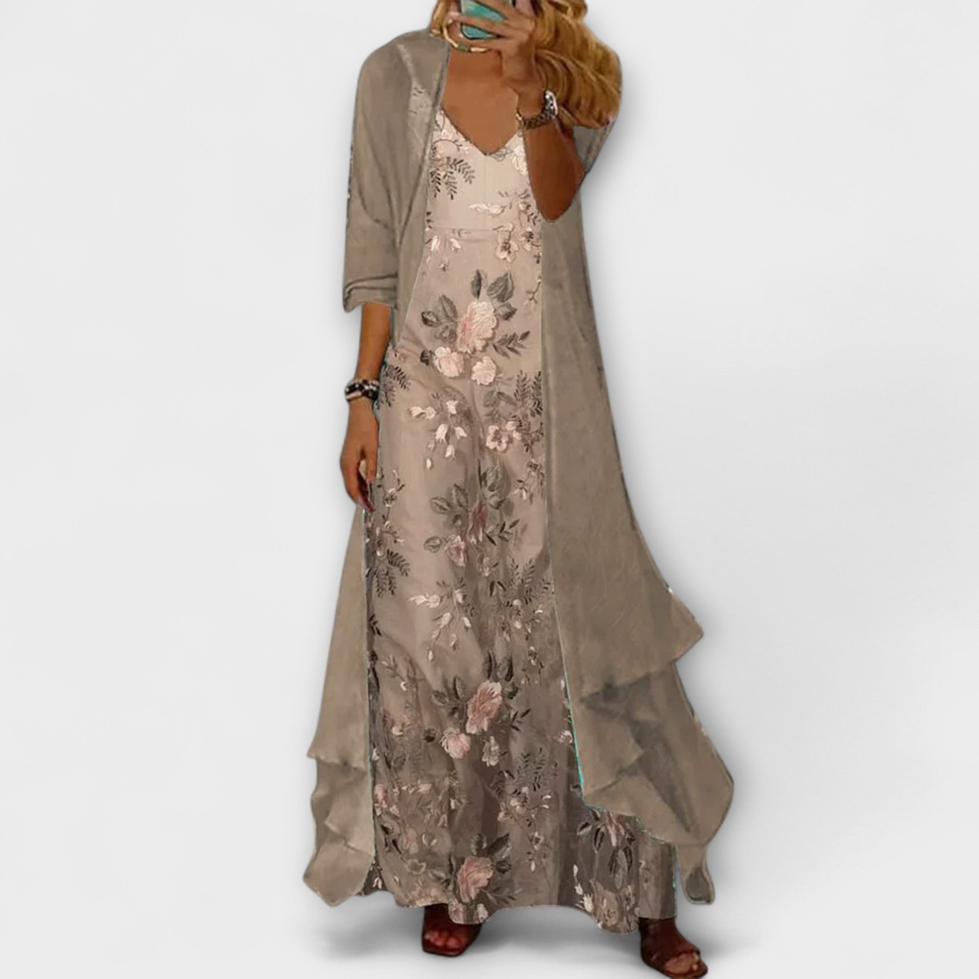 Mara - Maxi Dress with Jacket (2-Piece Set)