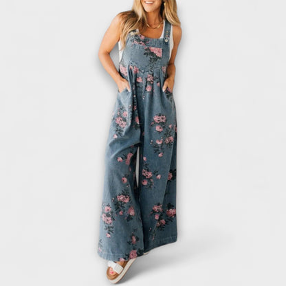 Mirona - Relaxed Fit Denim Overalls