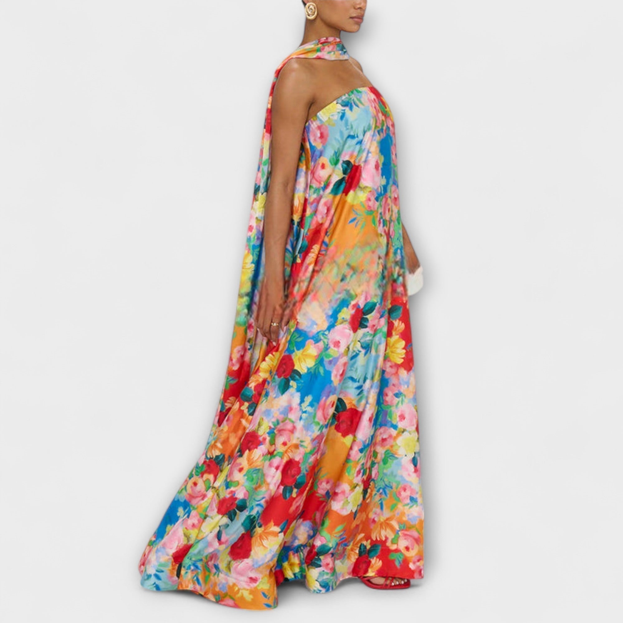 Harlow - Off-Shoulder Floral Maxi Dress
