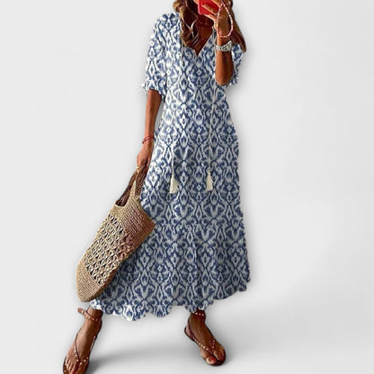 Anna – Women's Bohemian Summer Dress with Flowing Silhouette