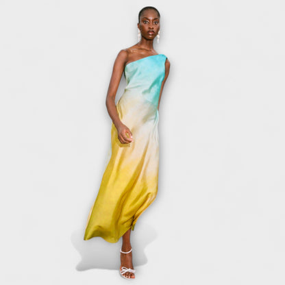 Arabella - One-Shoulder Midi Dress