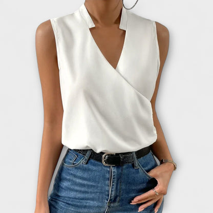 Soft Summer Top with V-Neck