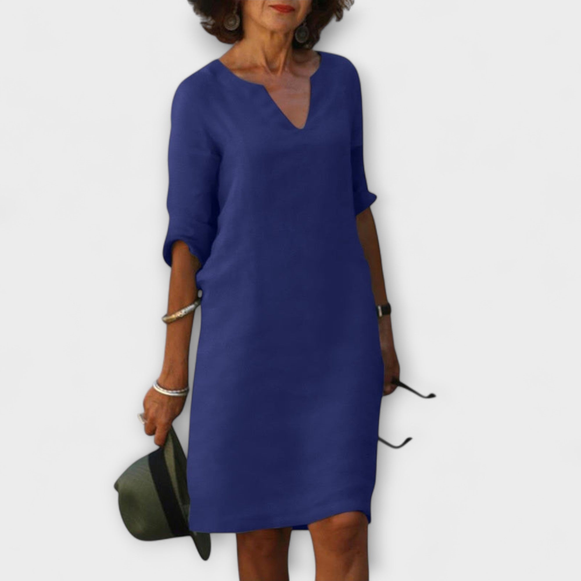 Ellyse - Stylish Summer Dress with V-Neck