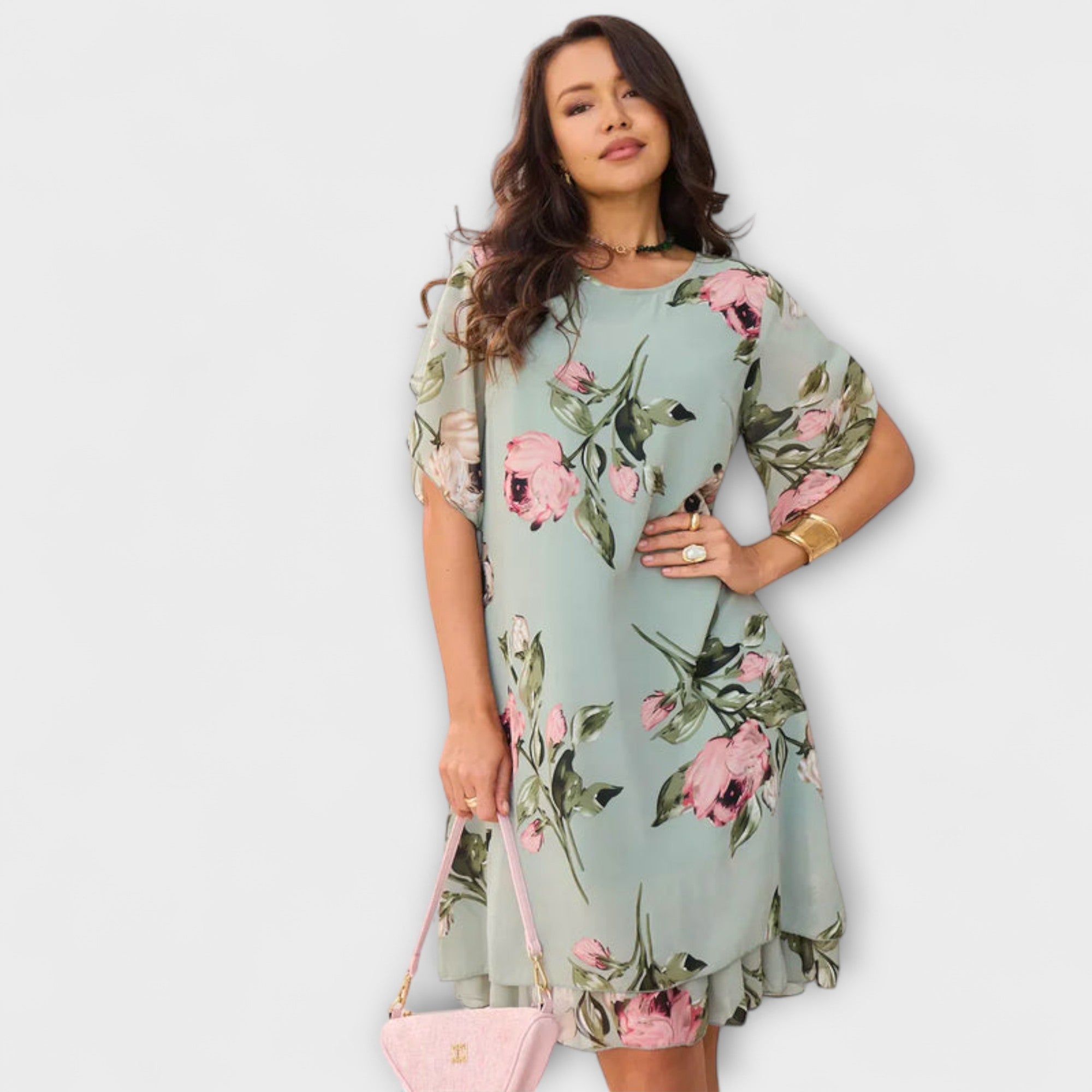 Melin - Elegant Chiffon Dress