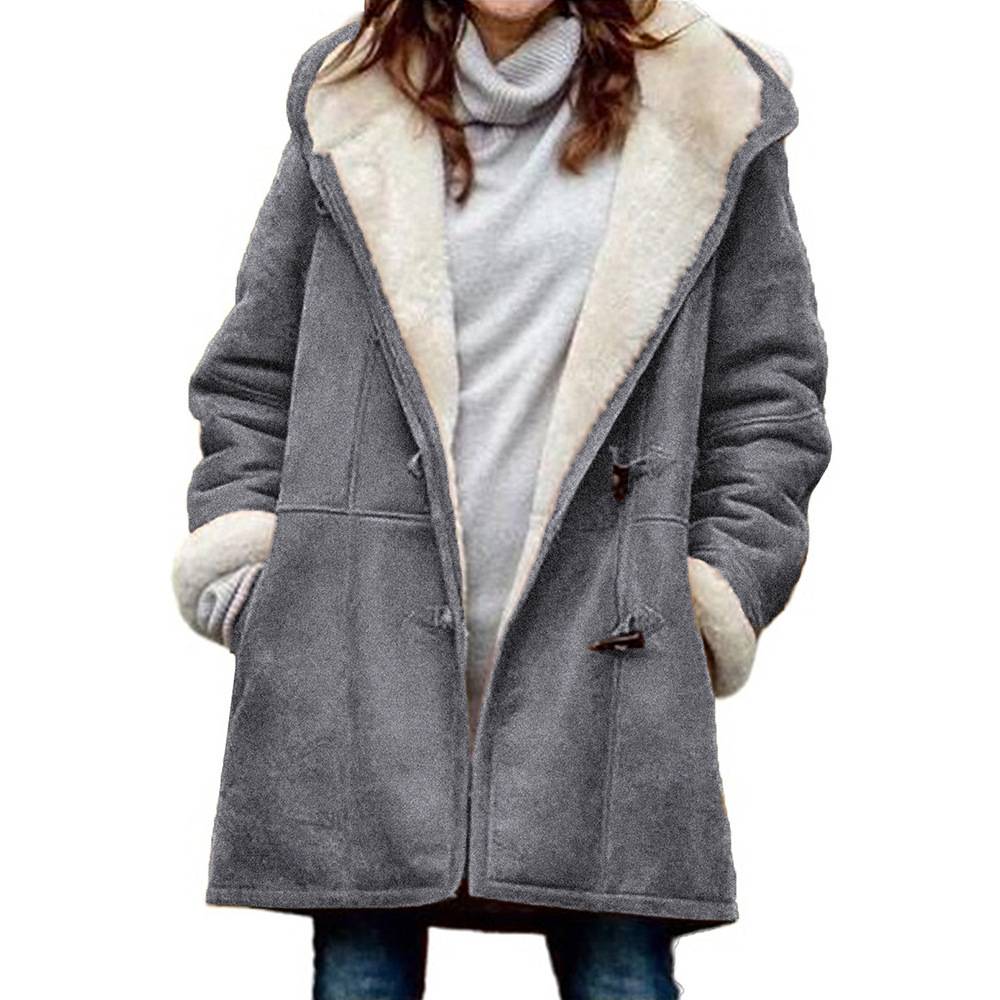 Antonia - Cozy Coat with Faux Fur Lining